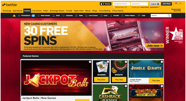 Betfair casino Ireland