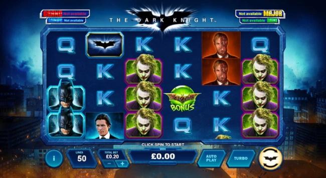 Features of Dark Knight Slot Machine