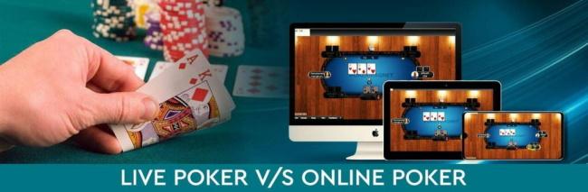 How live and online poker is different