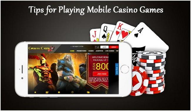 How to play mobile casino games