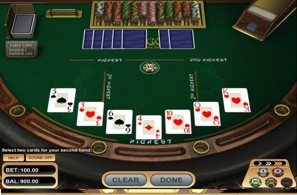 Pai Gow poker from betsoft
