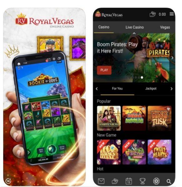 Royal Vegas- The best mobile app to play slots in Ireland