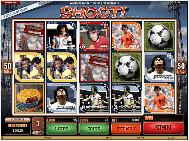 Shoot slot from Microgaming
