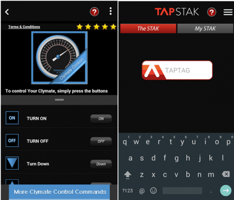 Tapstak app features